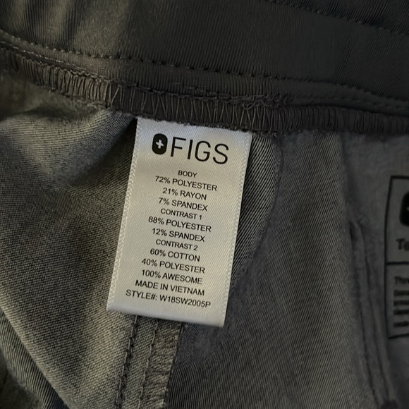 FIGS gray Zamora joggers - Picture 7 of 11